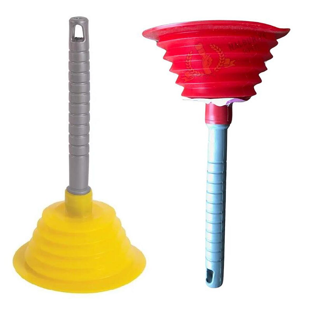 İzmir Fırça Körüklü Vantuz Pompa Büyük - Gider Pompası - 27 cm.