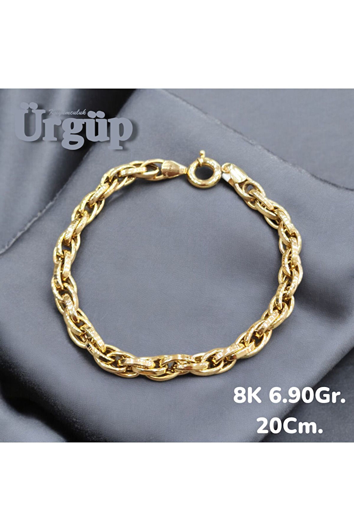 8AYAR 6.90Gram Altın Palamut Bileklik
