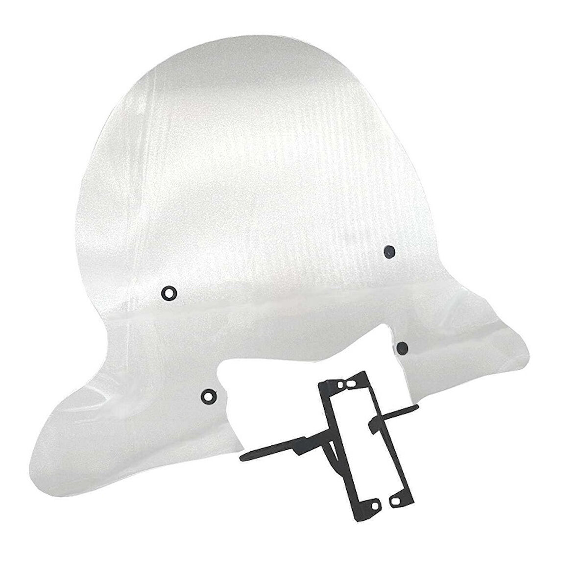 TVS Jupiter 125 Ön Siperlik Camı Şeffaf El Korumalıklı 70-50cm