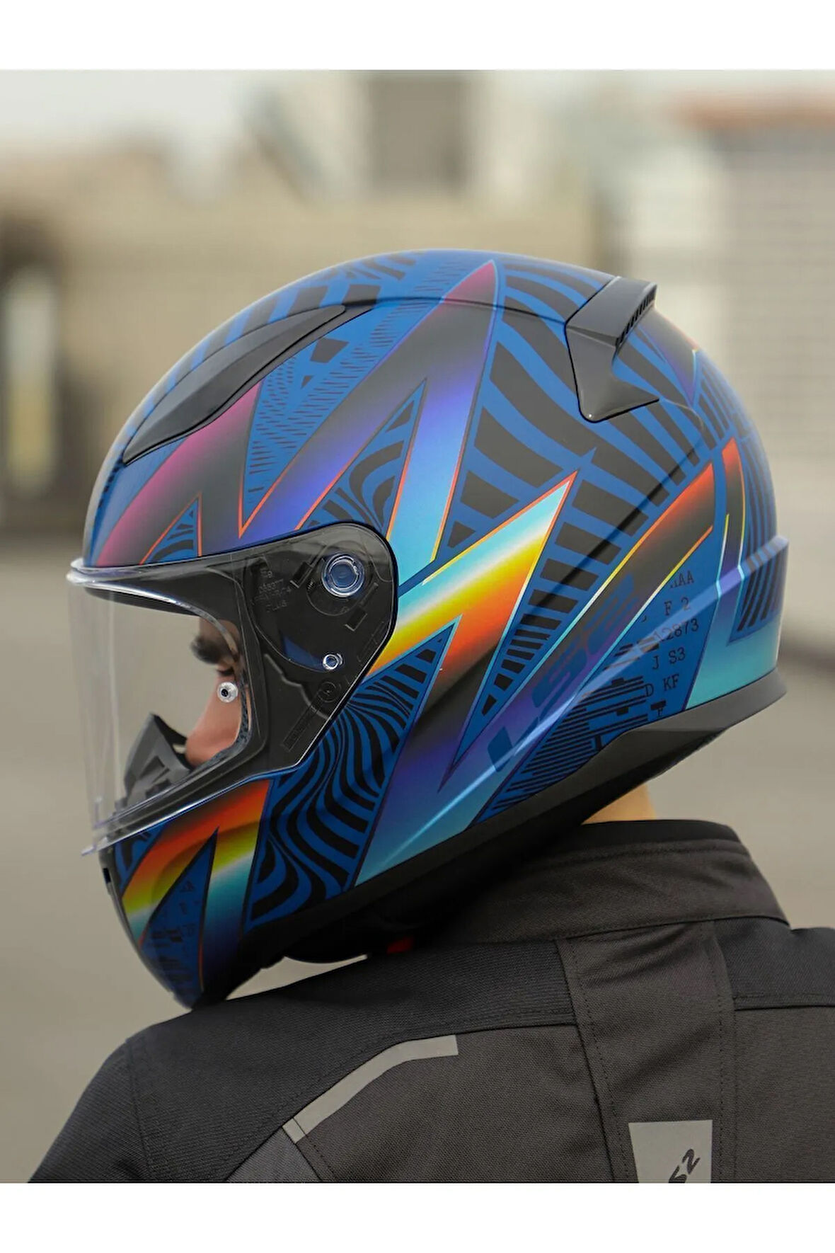 RAPID 2 OPTIK MAT MAVİ-MOR KASK