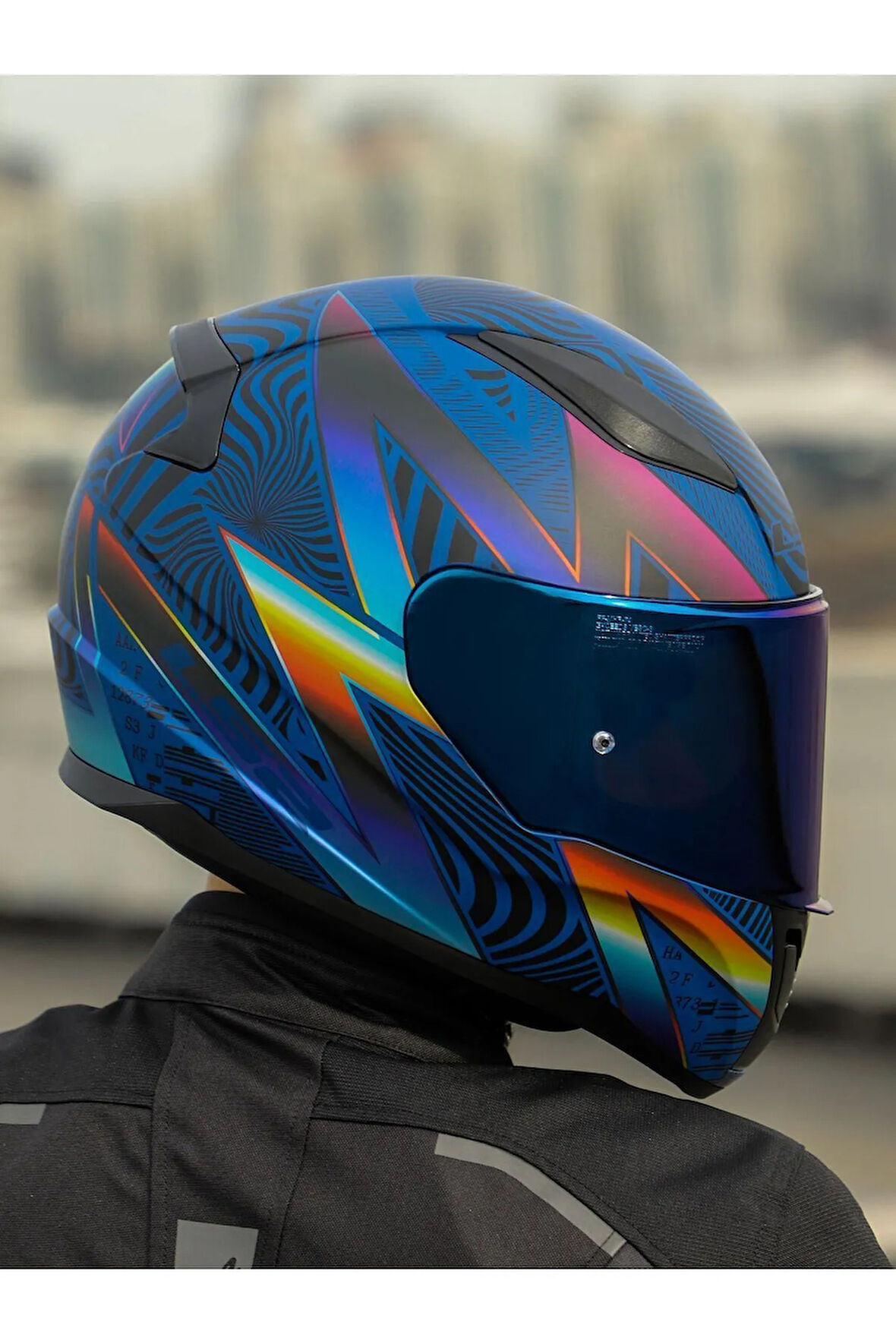 RAPID 2 OPTIK MAT MAVİ-MOR KASK
