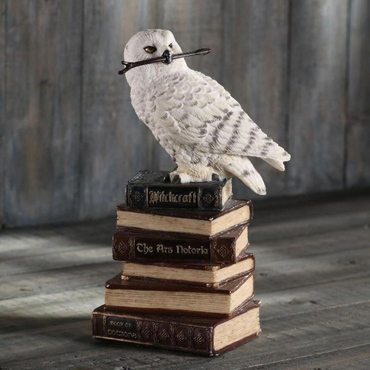 Wise Hayvanlar Alemi-Wise Biblolar - Harry Potter Baykuş Biblo 8x5,5x14 cm Dekoratif Obje Hayvan Figürü Hediyelik