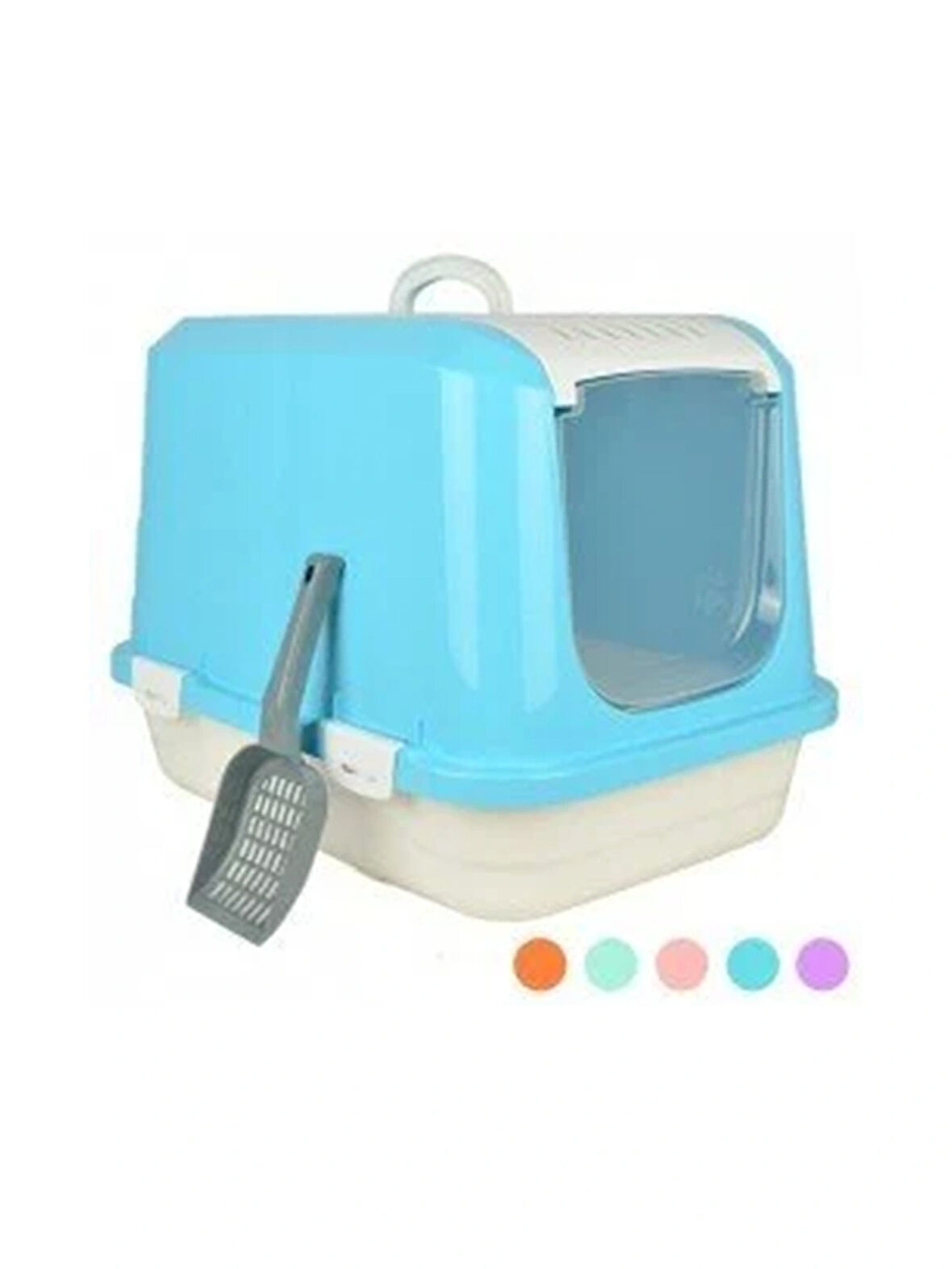 STANDART BOY KAPALI KEDİ TUVALET KABI