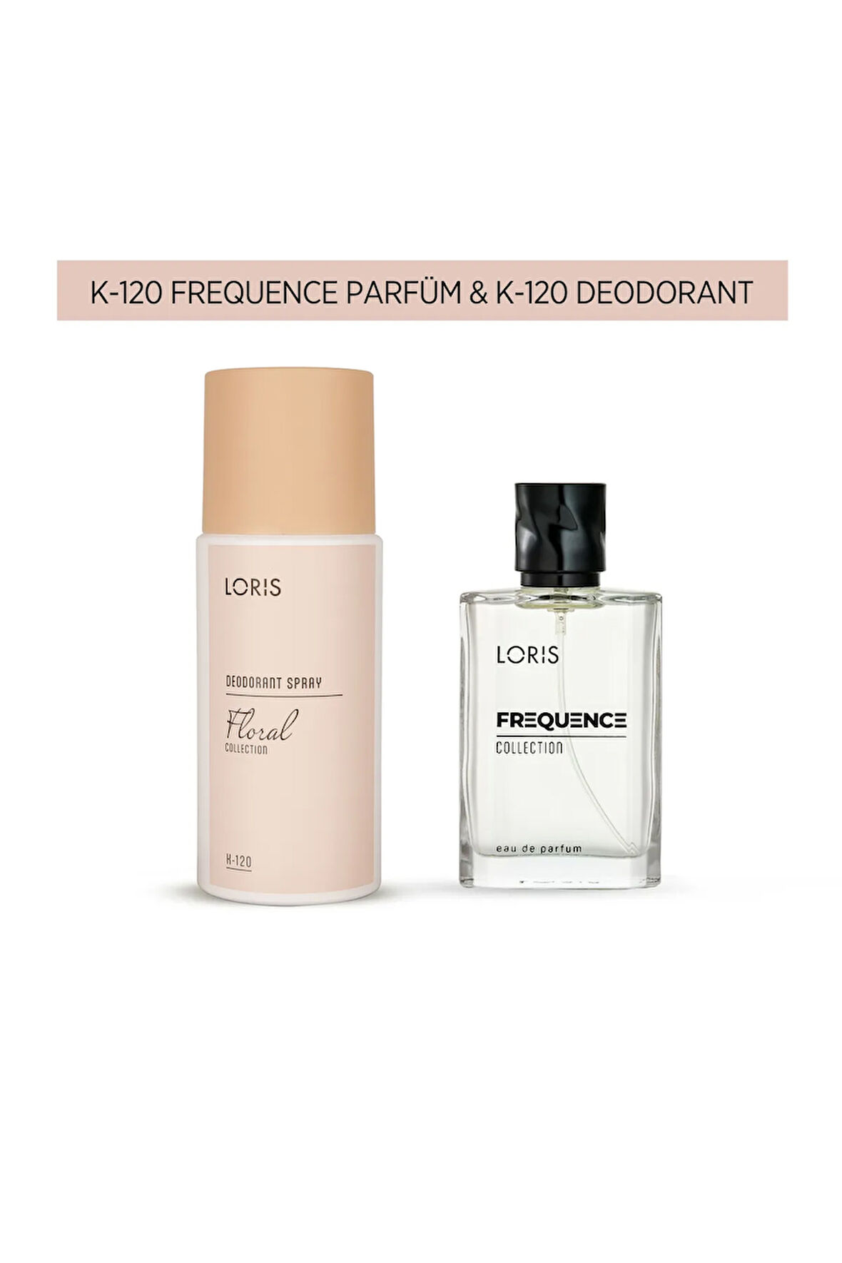 Loris K-120 Frequence Kadın Parfüm 50 Ml & K-120 Kadın Deodorant 150 Ml