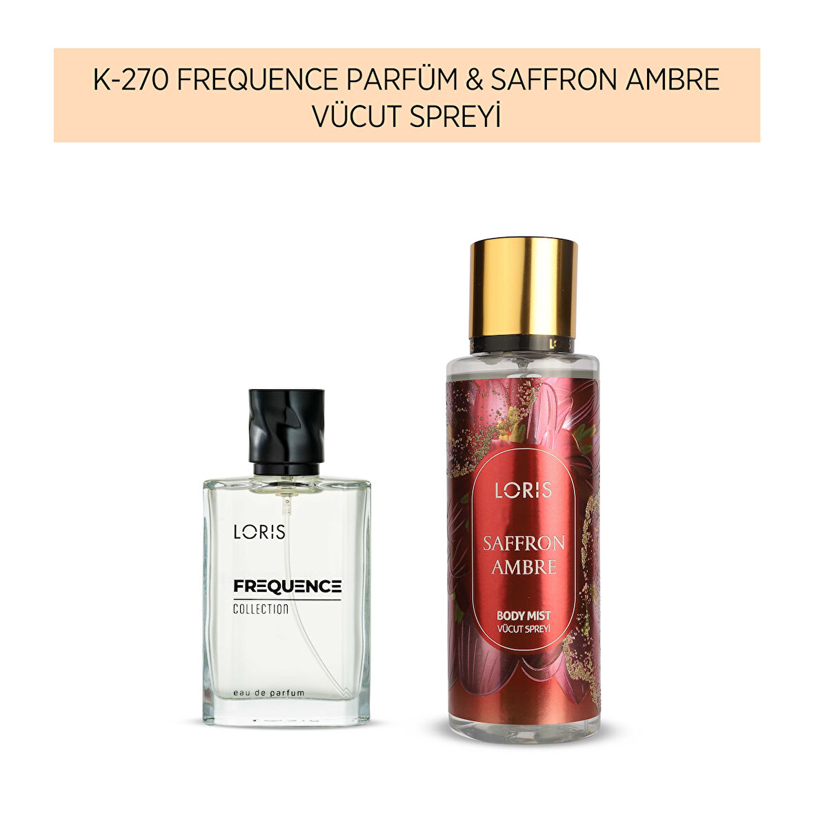 K-270 Kadın Parfüm & Saffron Ambre Vücut Spreyi