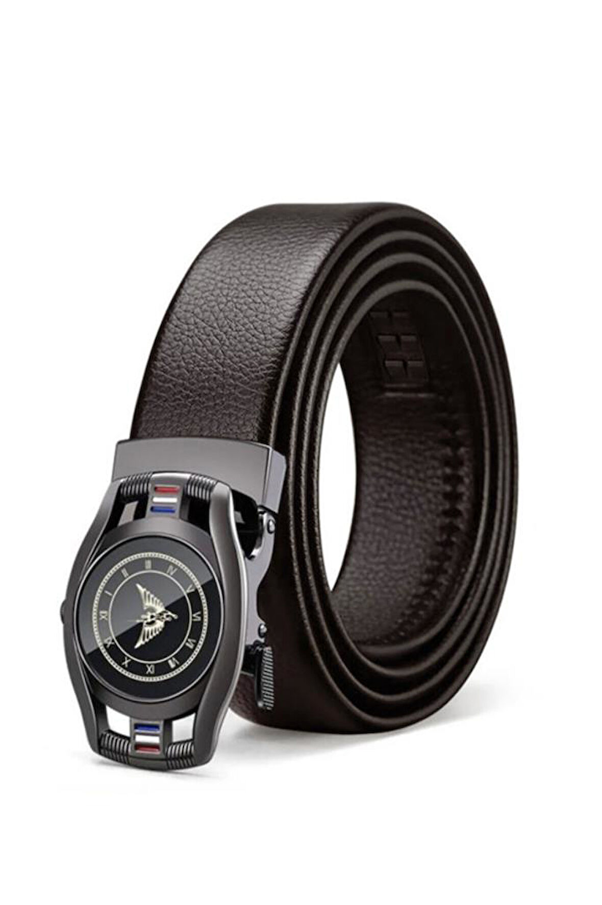 WİLLİAMPOLO Kahverengi Hakiki Deri Erkek Metal Tokalı Kemer 