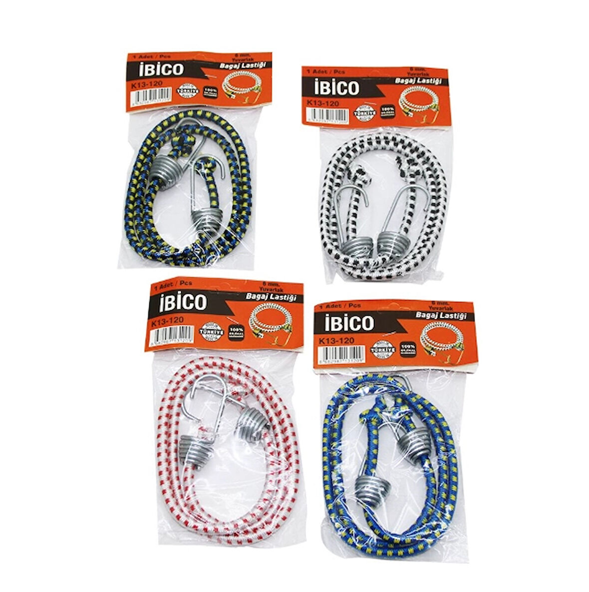 Bagaj Lastiği Yuvarlak 6mm x 120cm