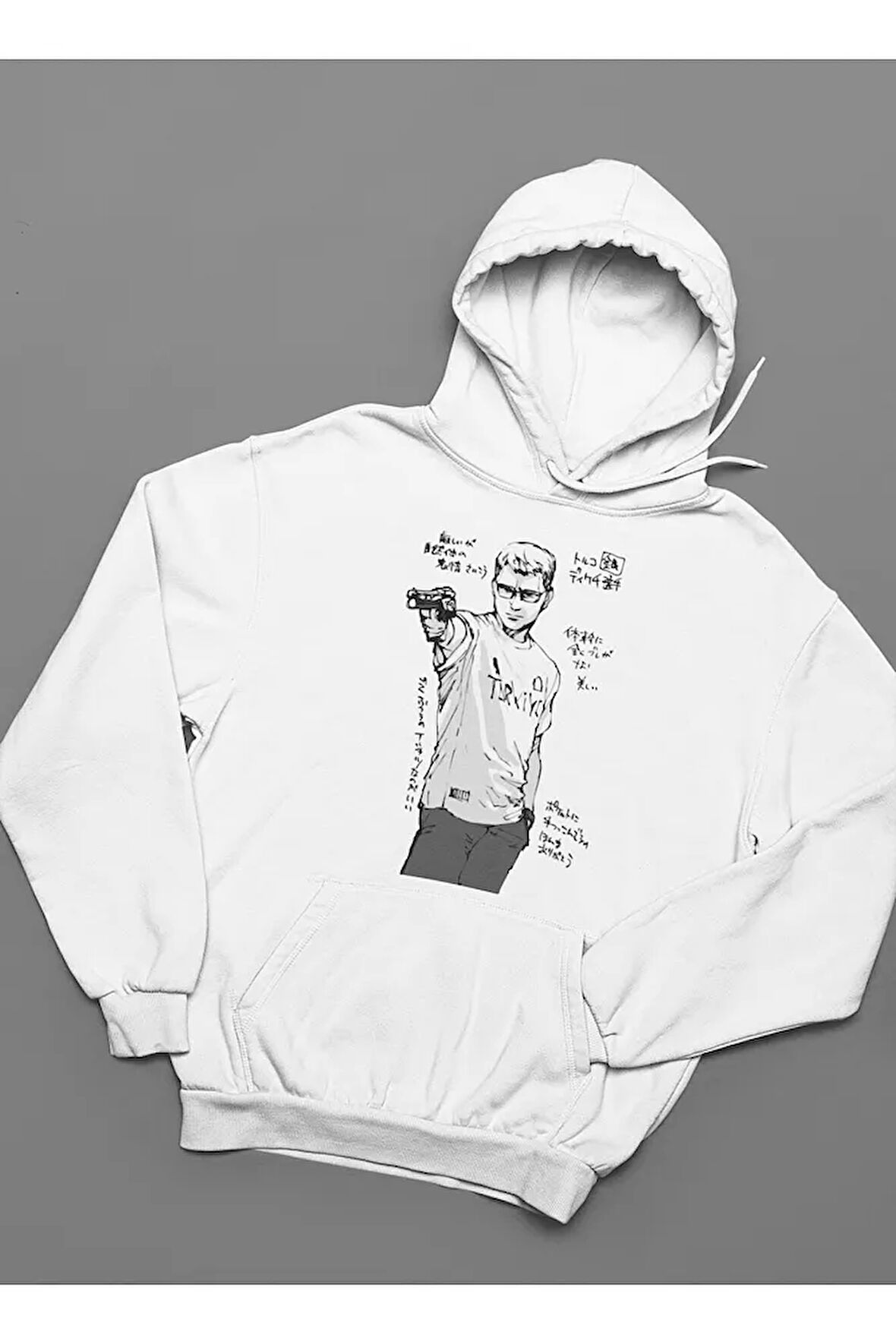Tasarım Yusuf Dikeç Baskılı Unisex Oversize Hoodie