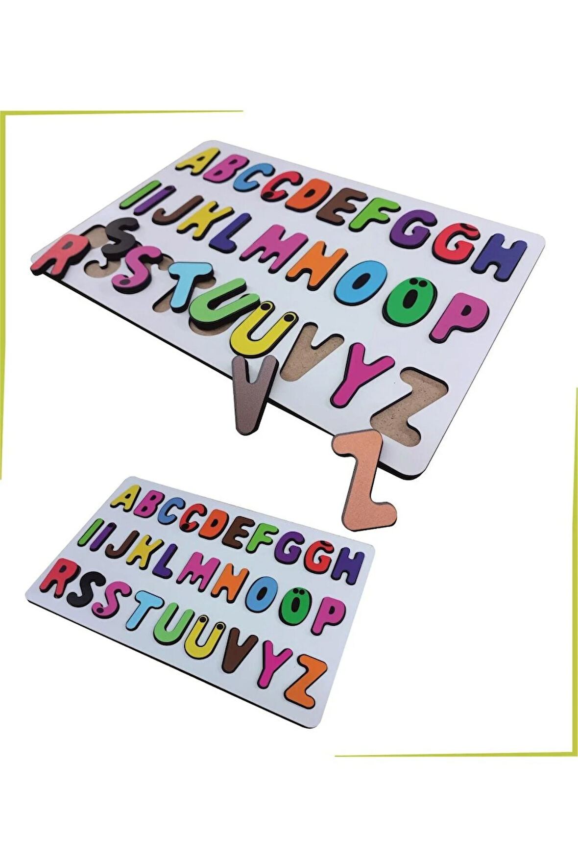 AHŞAP KABARTMALI ALFABE