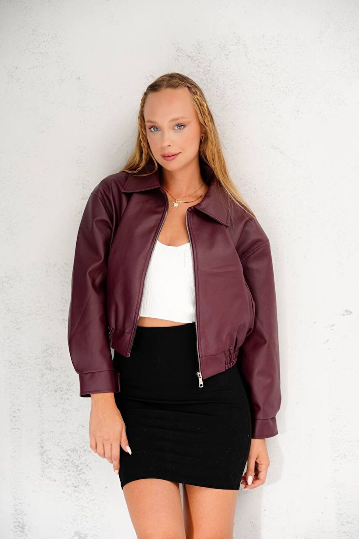 Oversize Basic Deri Ceket - Sokak Modasının Yeni İkonu