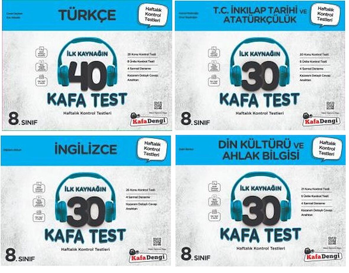 Kafadengi 8. Sınıf Lgs Sözel Kafa Test Seti 4 Test 2023
