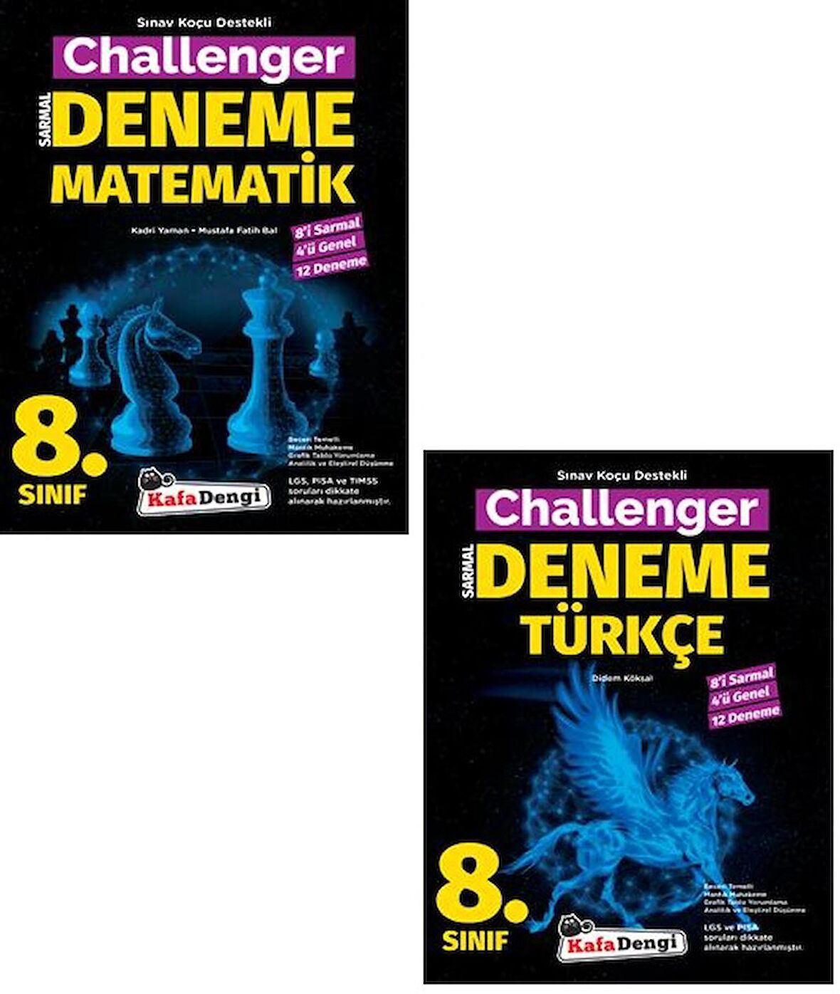 Kafadengi 8. Sınıf Lgs Matematik Türkçe Challenger Denemesi Seti 2023