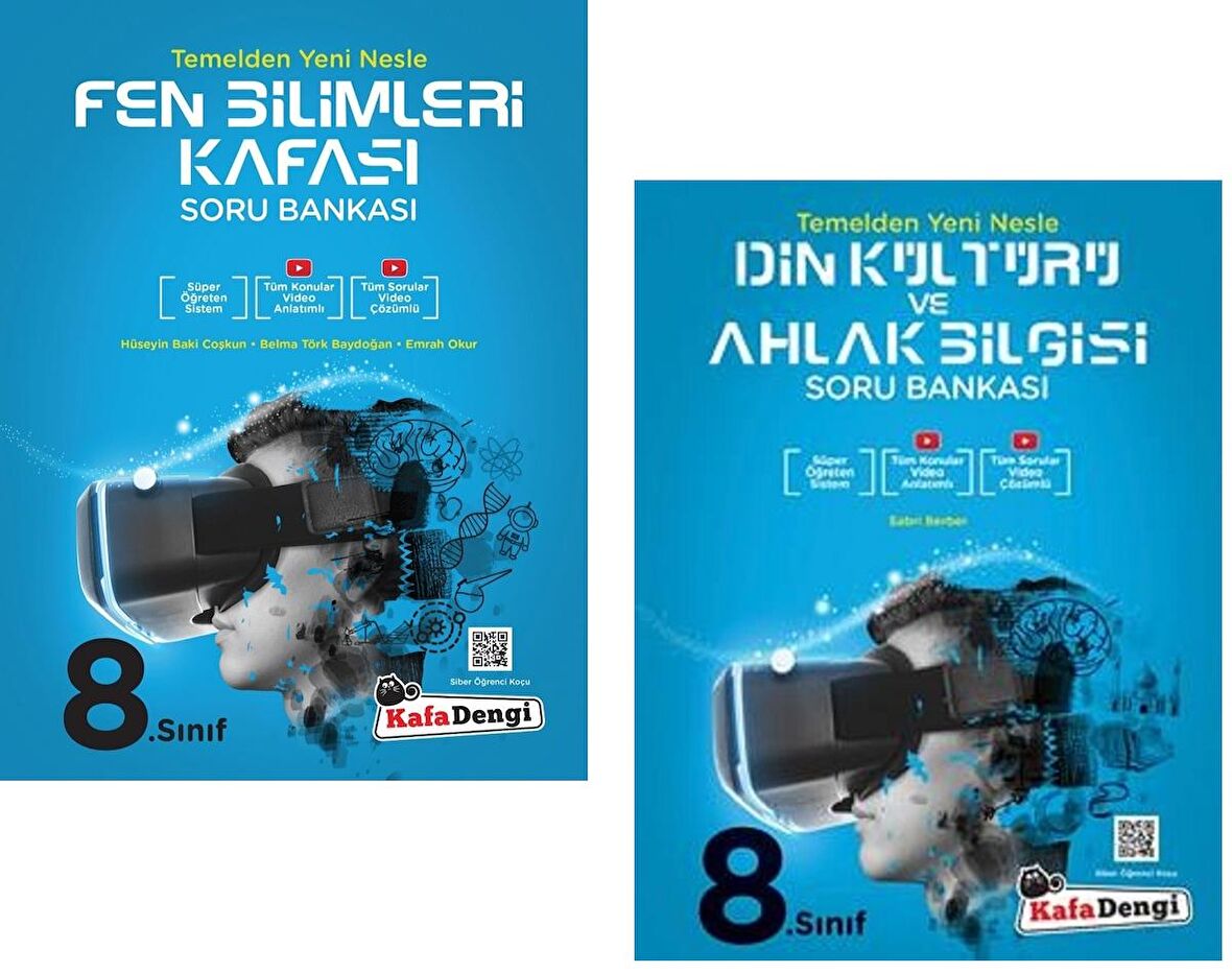 Kafadengi 8. Sınıf Lgs Fen Bilimleri + Din Kültürü Kafası Soru Seti 2 Kitap 2023
