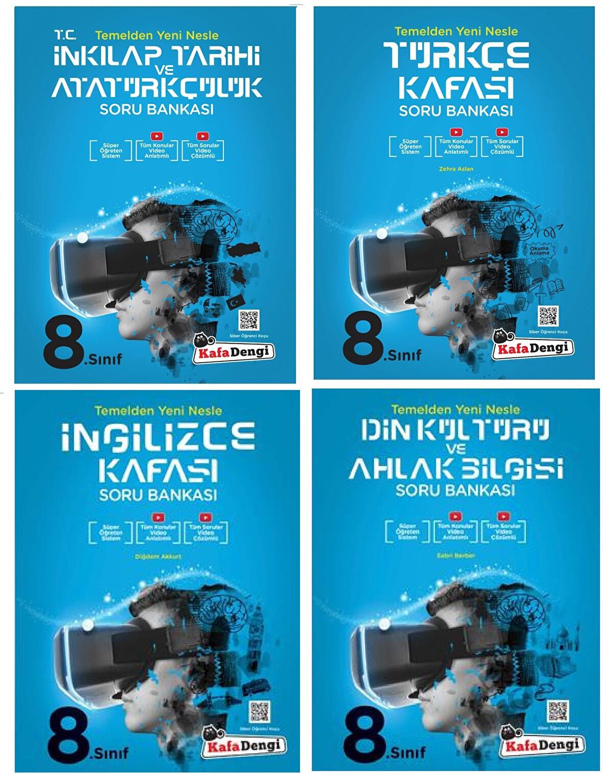 Kafadengi 8. Sınıf Lgs Kafası Sözel Soru Bankası Seti 2023