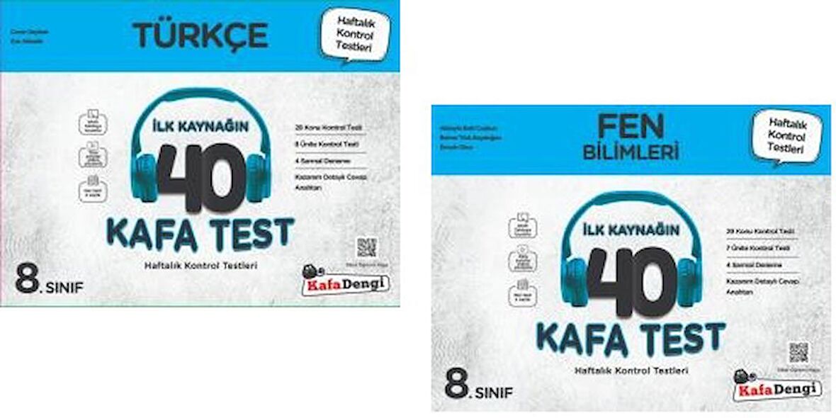 Kafadengi 8. Sınıf Lgs Türkçe Fen Bilimleri Kafa Test Seti 2 Kitap 2023