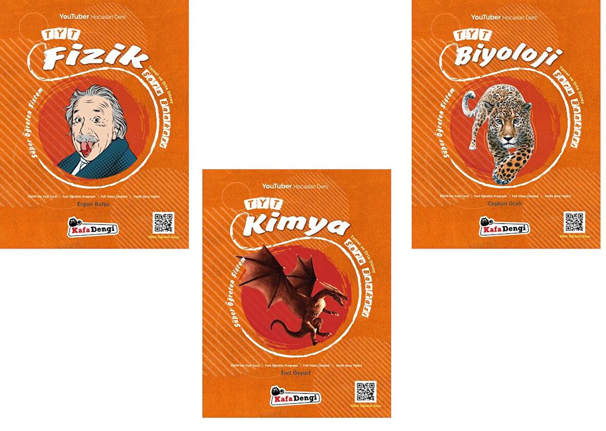 Kafadengi Tyt Fizik Kimya Biyoloji Temel Ve Orta Soru Bankası Seti 2023