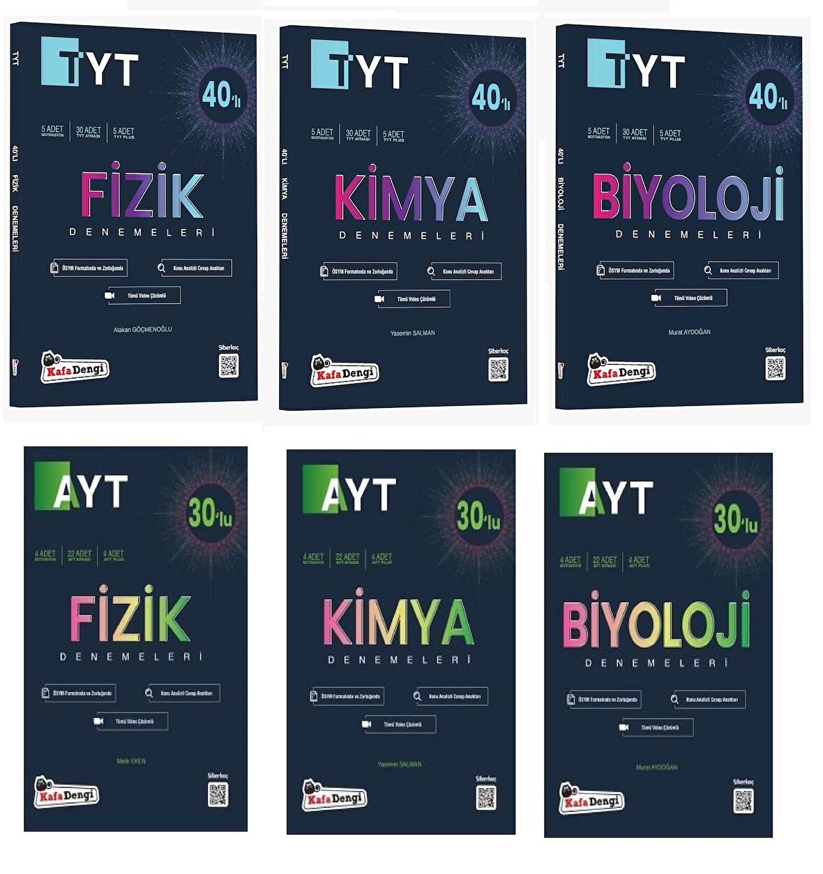 Kafadengi Tyt Ayt Fizik Kimya Biyoloji Branş Deneme Seti 2023