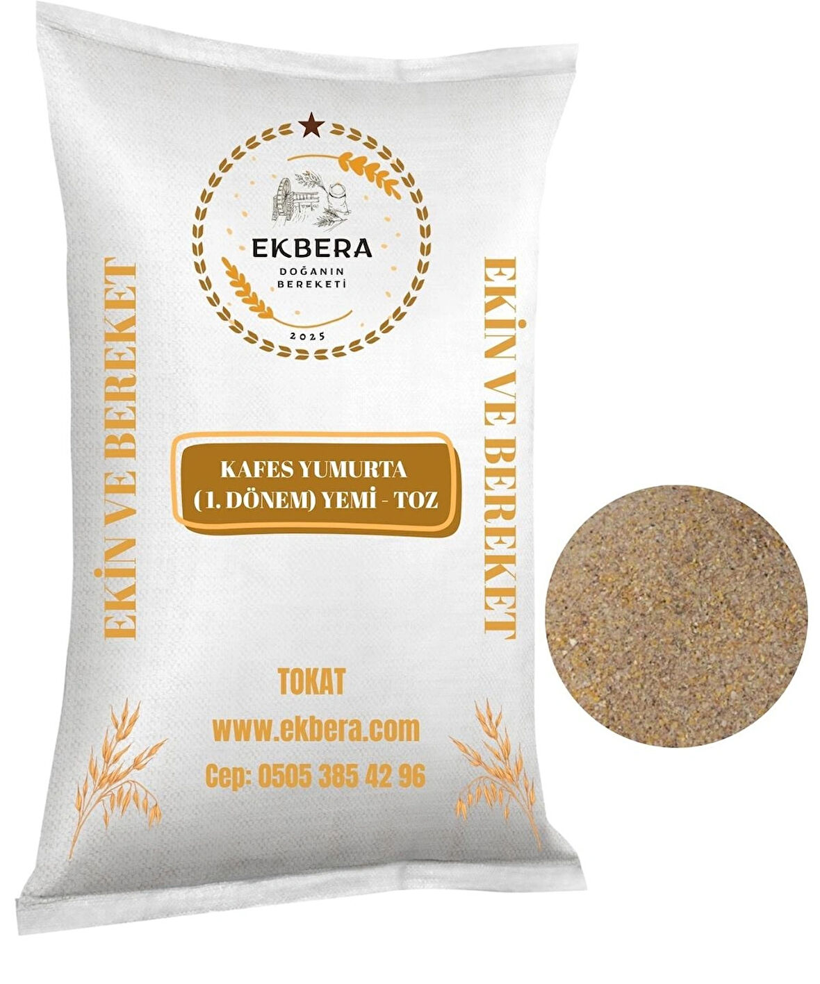 EKBERA - Kafes Yumurta Yemi (Toz) (1. Dönem - 18. Hafta Sonrası - 50. Haftaya Kadar) - 3 kg