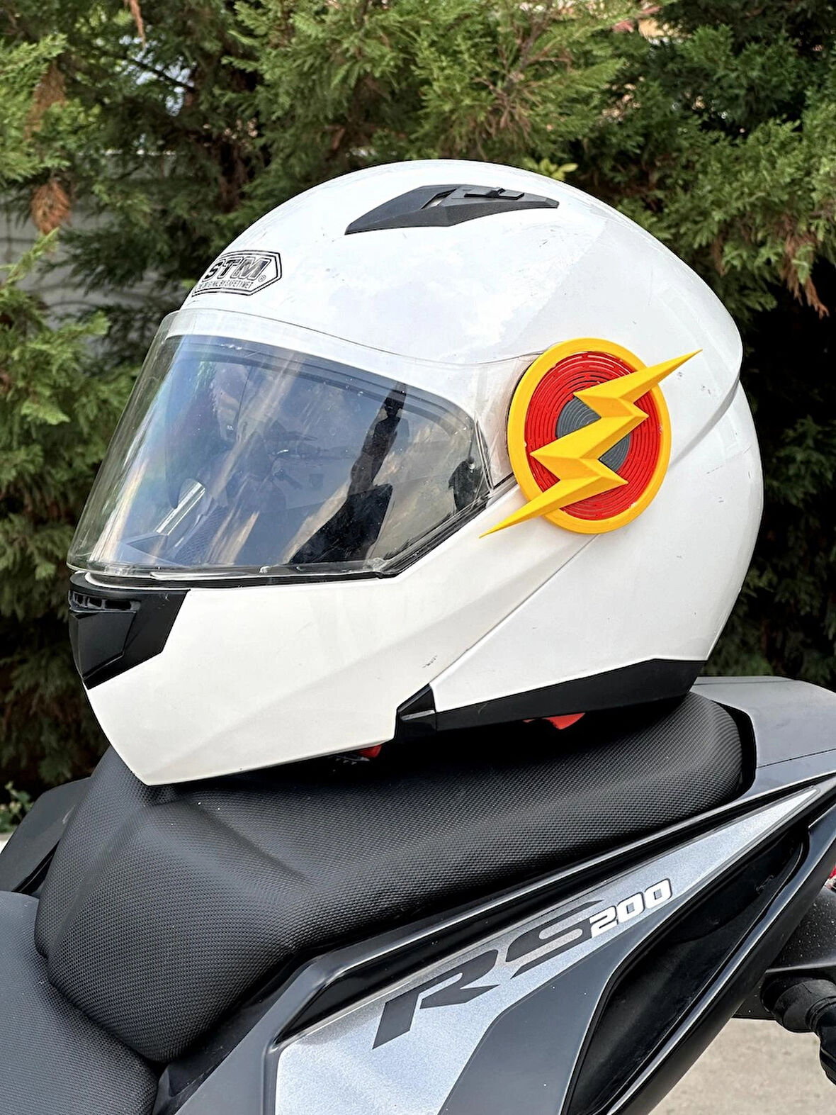 Motor & Motosiklet Flash Sembol Kask Dış Aksesuar