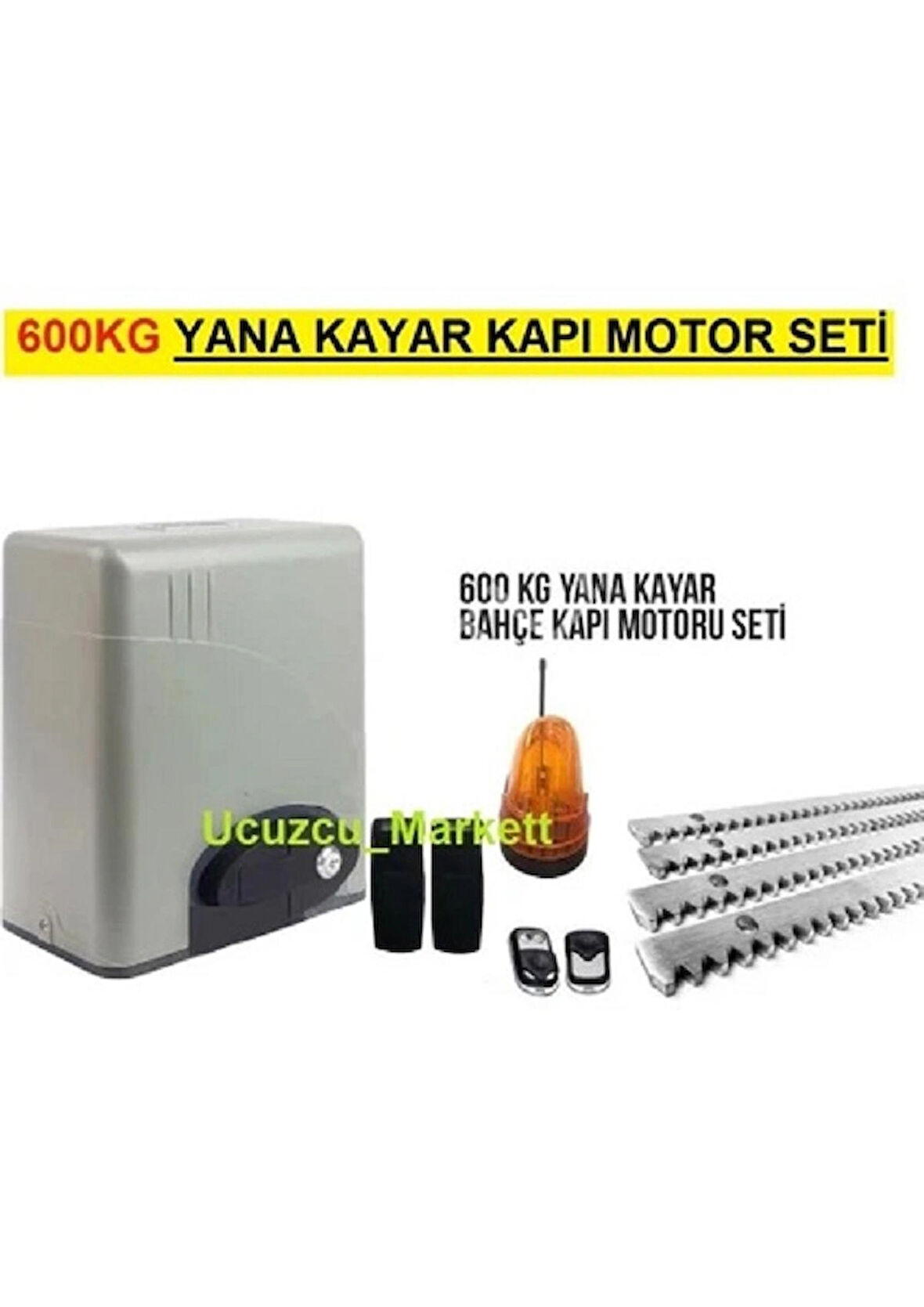 OTOPARK KAYAR KAPILAR İÇİN 600KG YANA KAYAR KAPI MOTOR SETİ