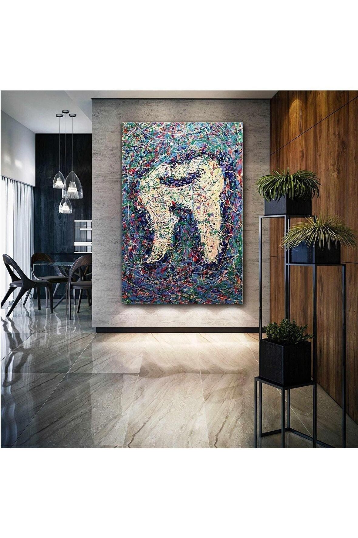 Diş Art Dekorasyon Diş Polikliniği Dekoratif Kanvas Tablo T1010905