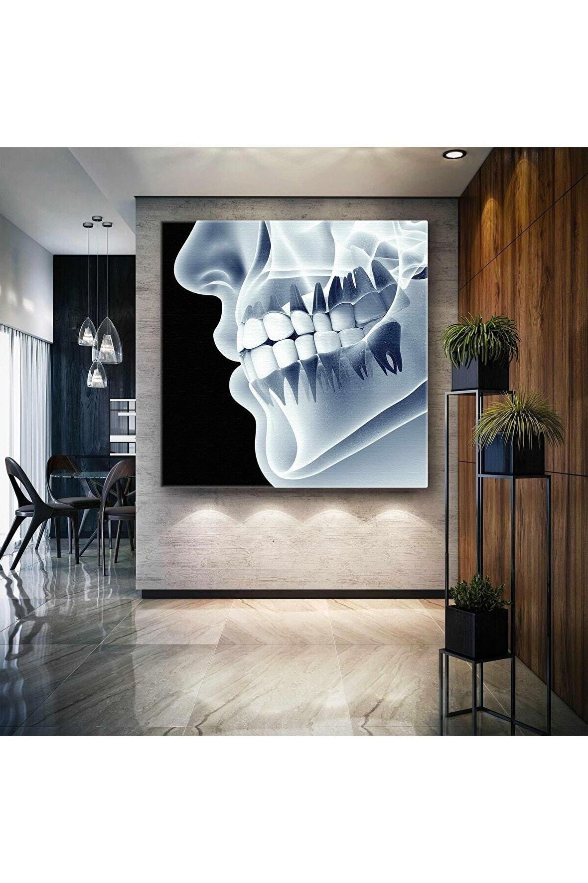 Diş Sağlığı Dişçi Diş Hekimi Çene Röntgeni Dentist Kanvas Tablo T3032212