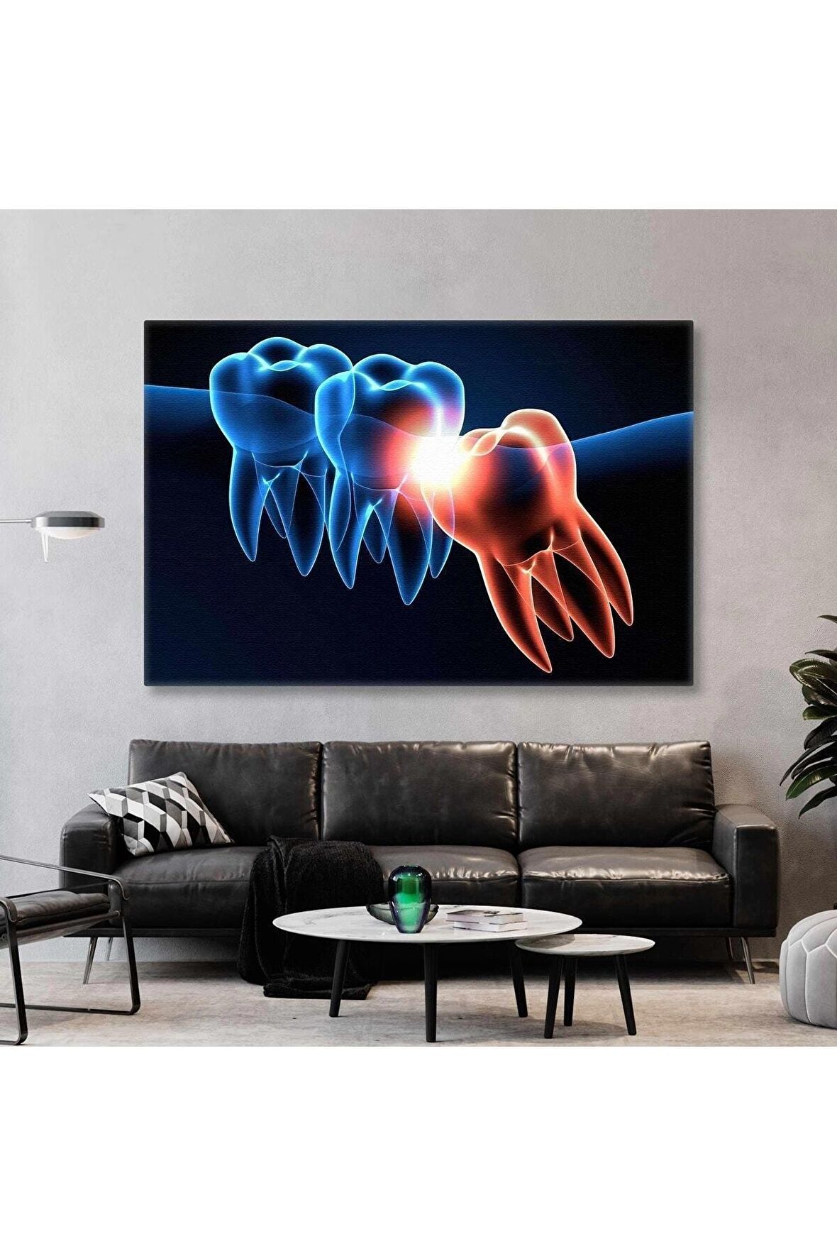 Ağız Diş Sağlığı Dişçi Diş Hekimi Lik Dentist Kanvas Tablo T