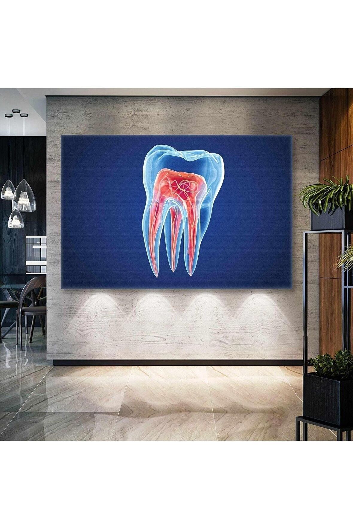 Diş Kanalları Diş Hekimi Ofisi Ağız Ve Diş Sağlığı Kanvas Tablo T2022182