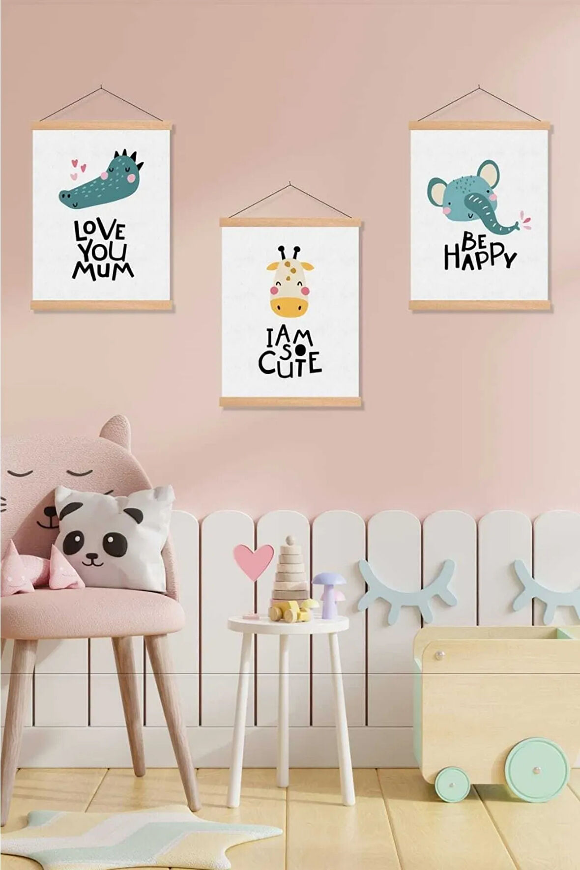 Çocuk Ve Bebek Odası Kanvas Poster Tablo