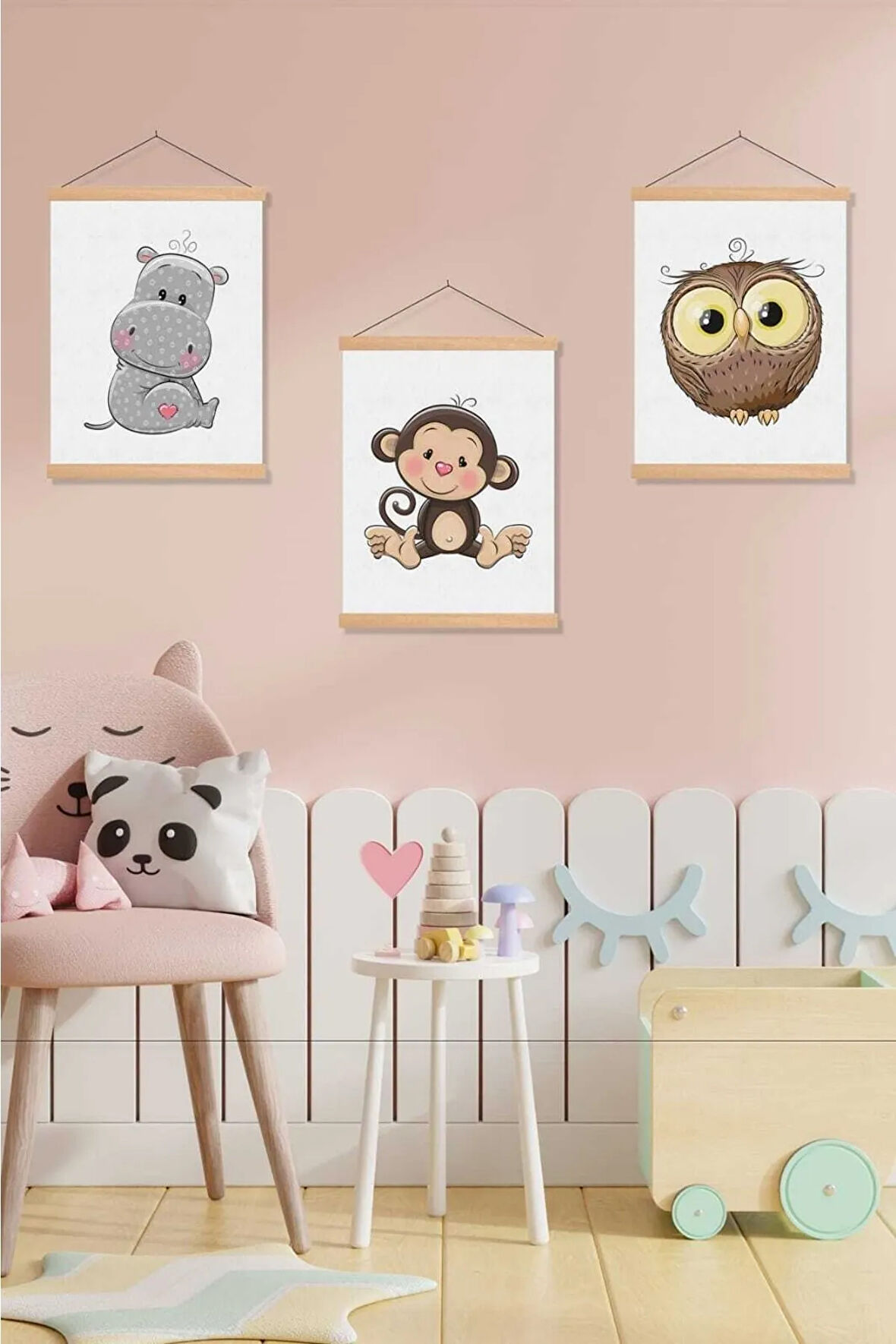 Çocuk Ve Bebek Odası Kanvas Poster Tablo