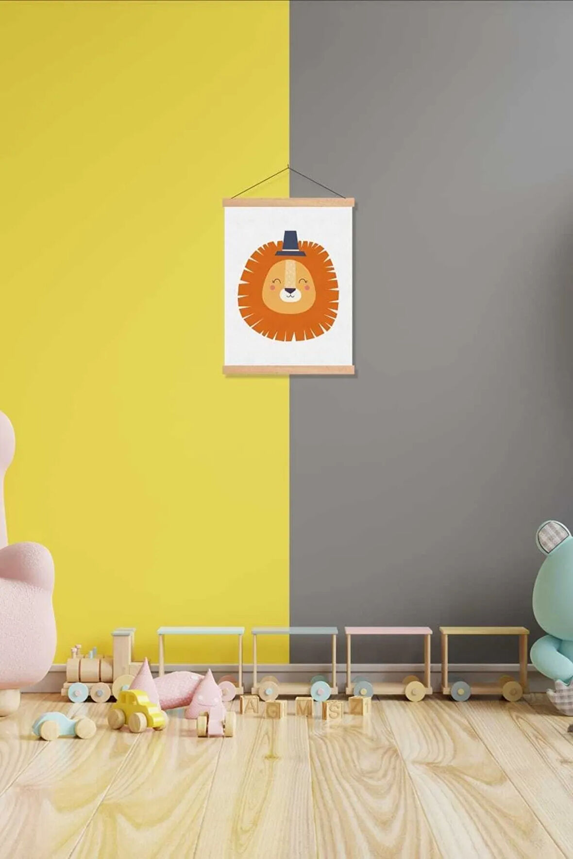 Çocuk Ve Bebek Odası Kanvas Poster Tablo