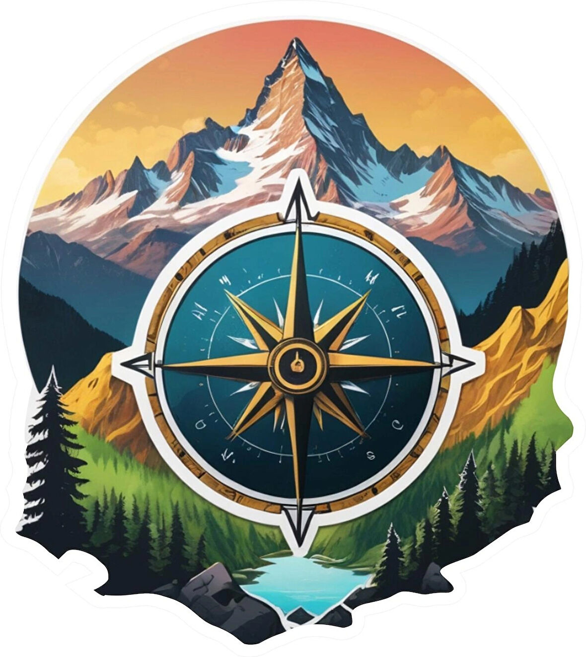  33X33 cm Karavan v4 Araç Tekne Duvar Jeep Oto Sticker