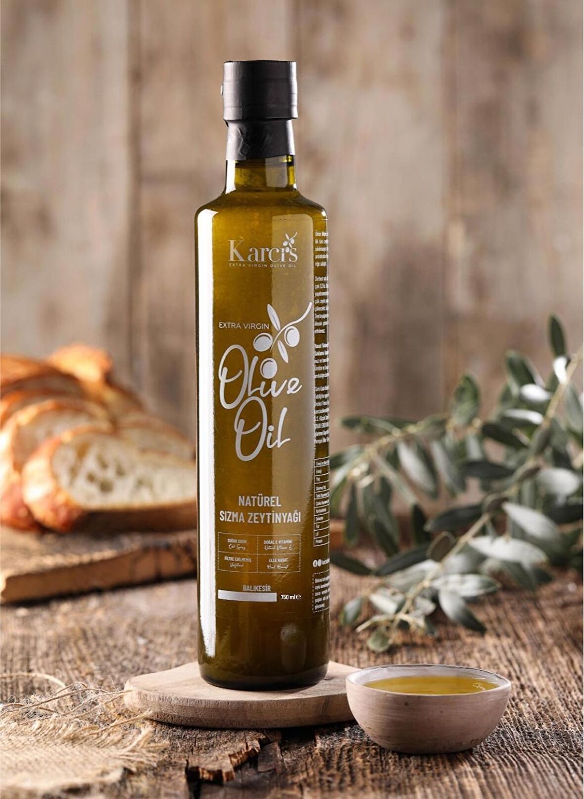 Karci's 0,3 Soğuk Sıkım Natürel Sızma Zeytinyağı 750 ml