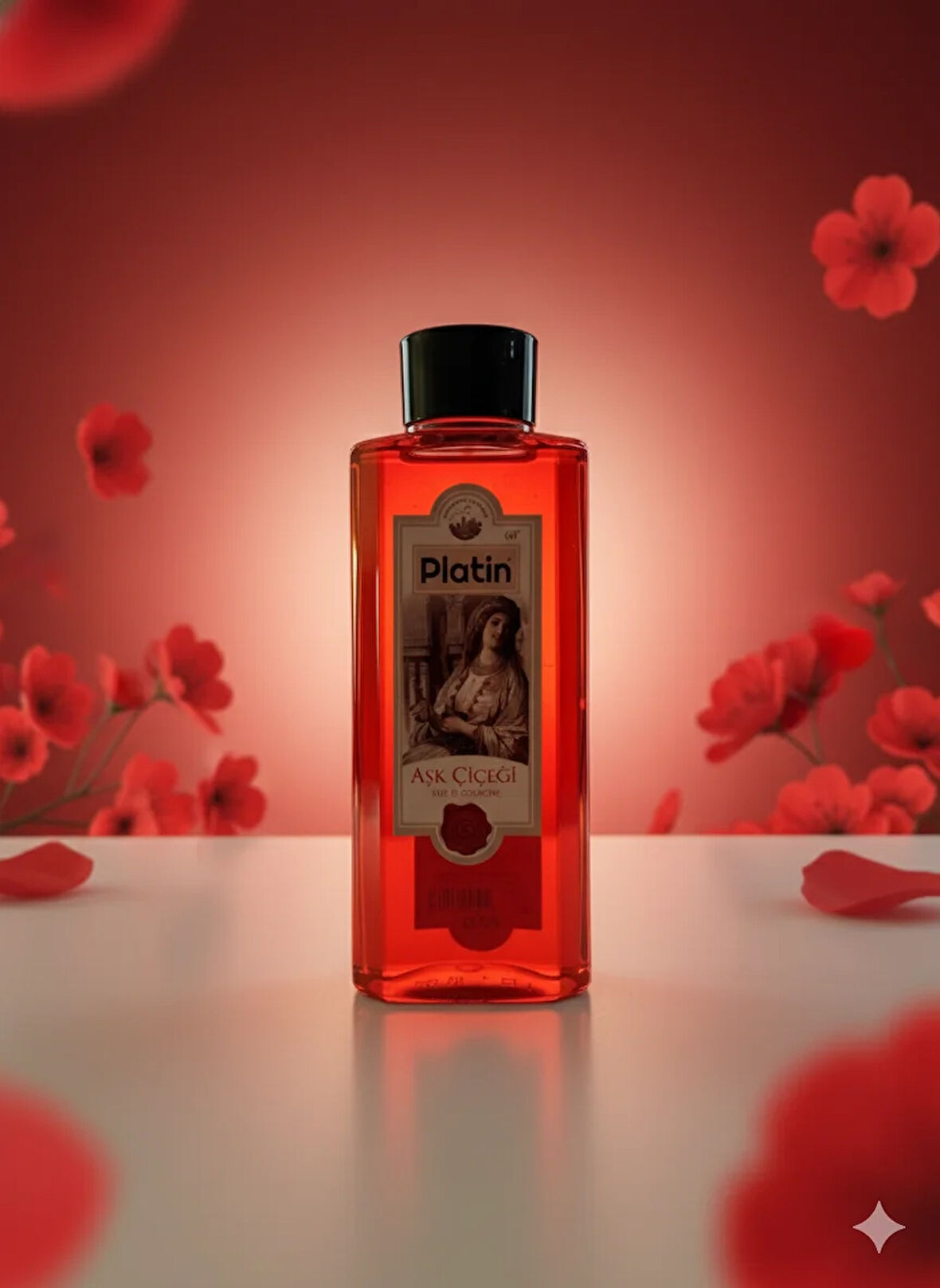 Platin Aşk Çiçeği Kolonyası 400cc. Pvc