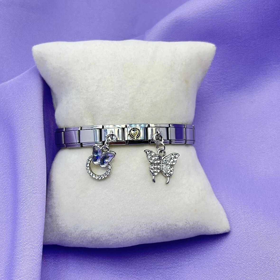 İtalyan Çelik Charm Bileklik