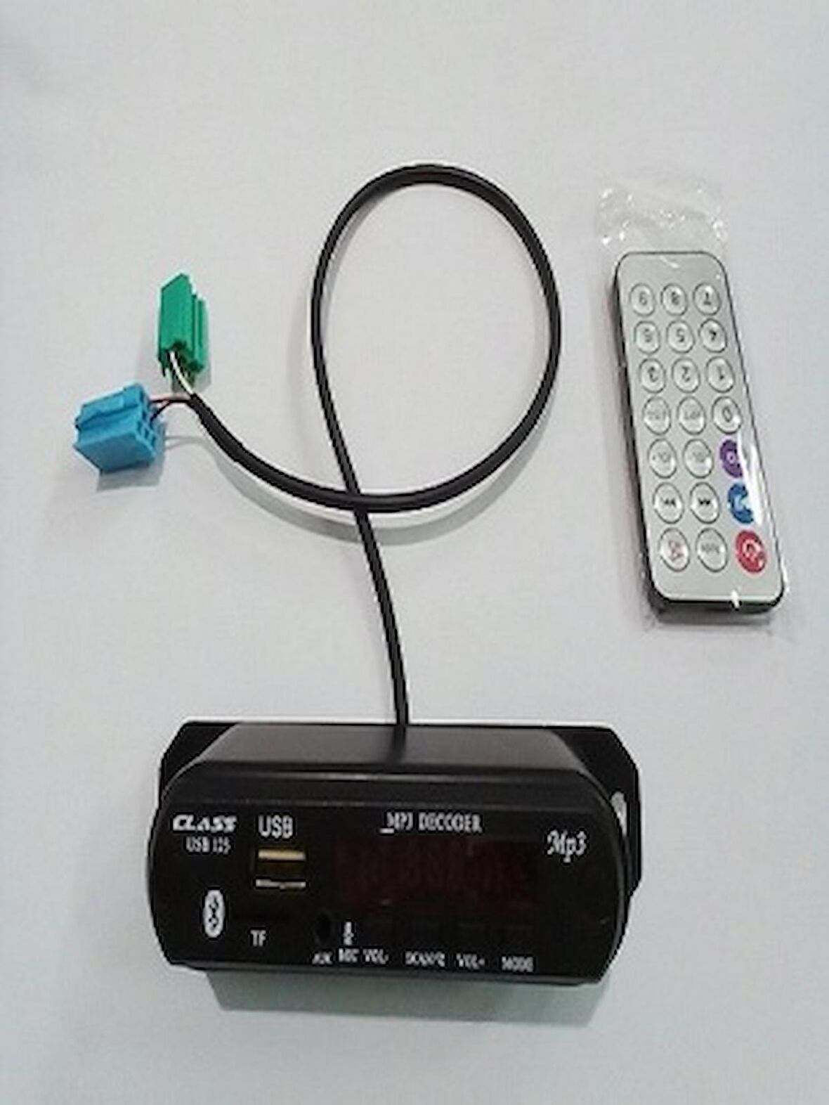 clio megan 2 cd çalar teypler için aux usb bluetooh modül 1m kablolu