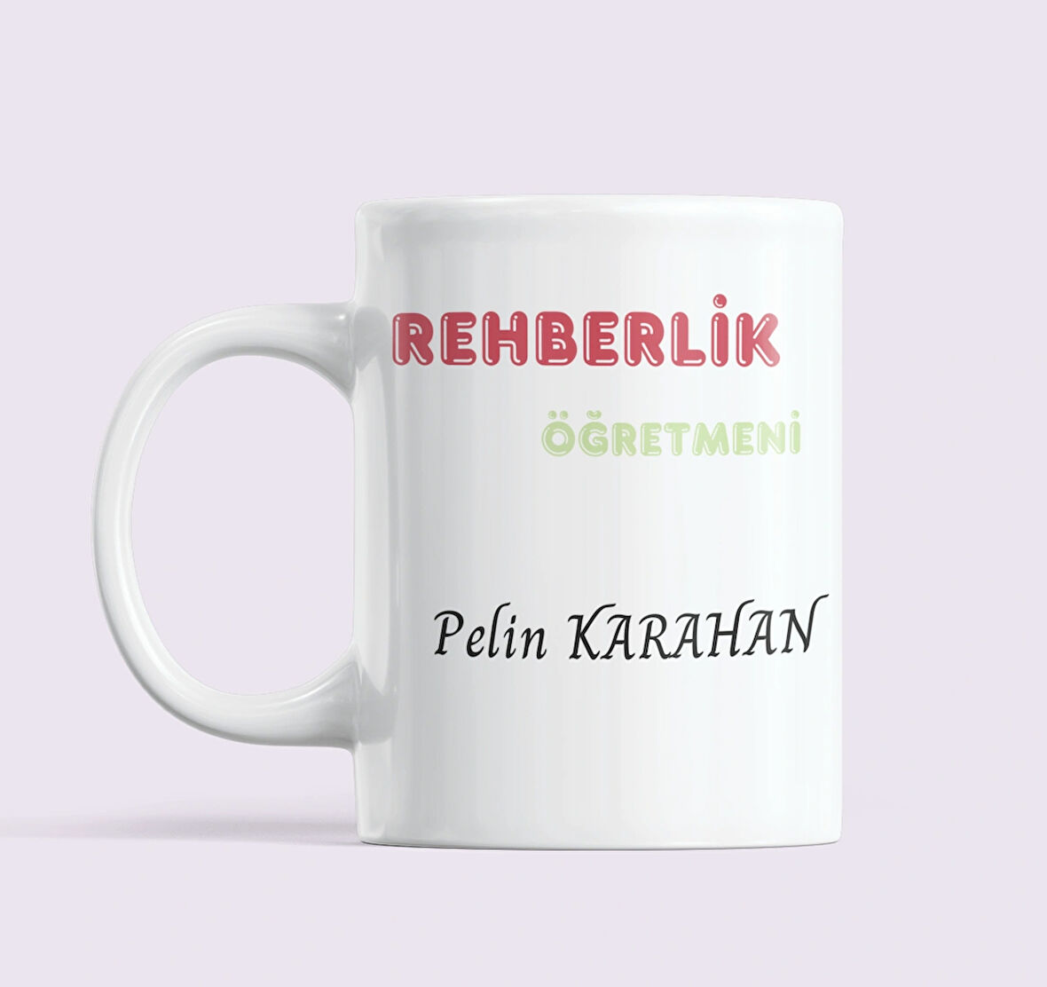 Rehberlik Öğretmeni Kişiye Özel Psikoloji Temalı Hediyelik Kupa Bardak