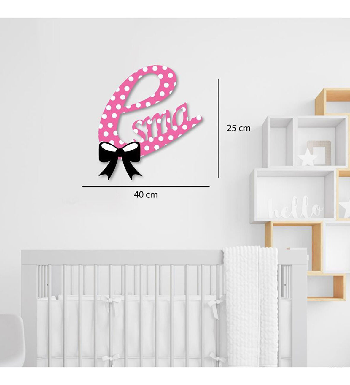 Bebek Odası Duvar Süsü Kız