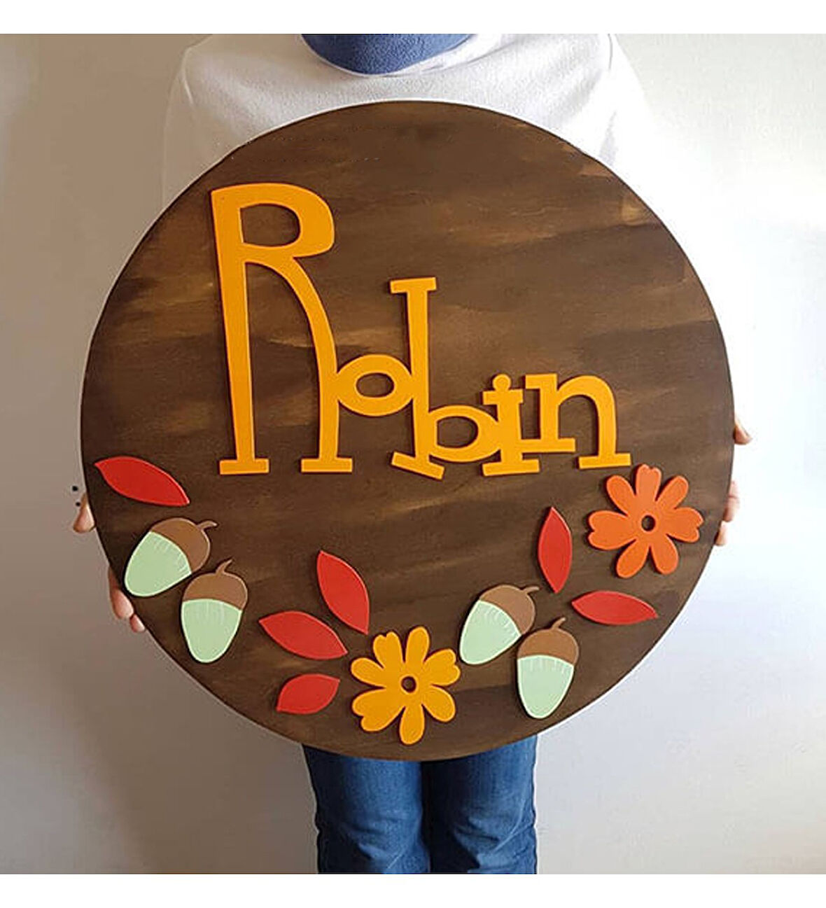 İsme Özel Tatlı Çocuk Odası Kapı Süsü