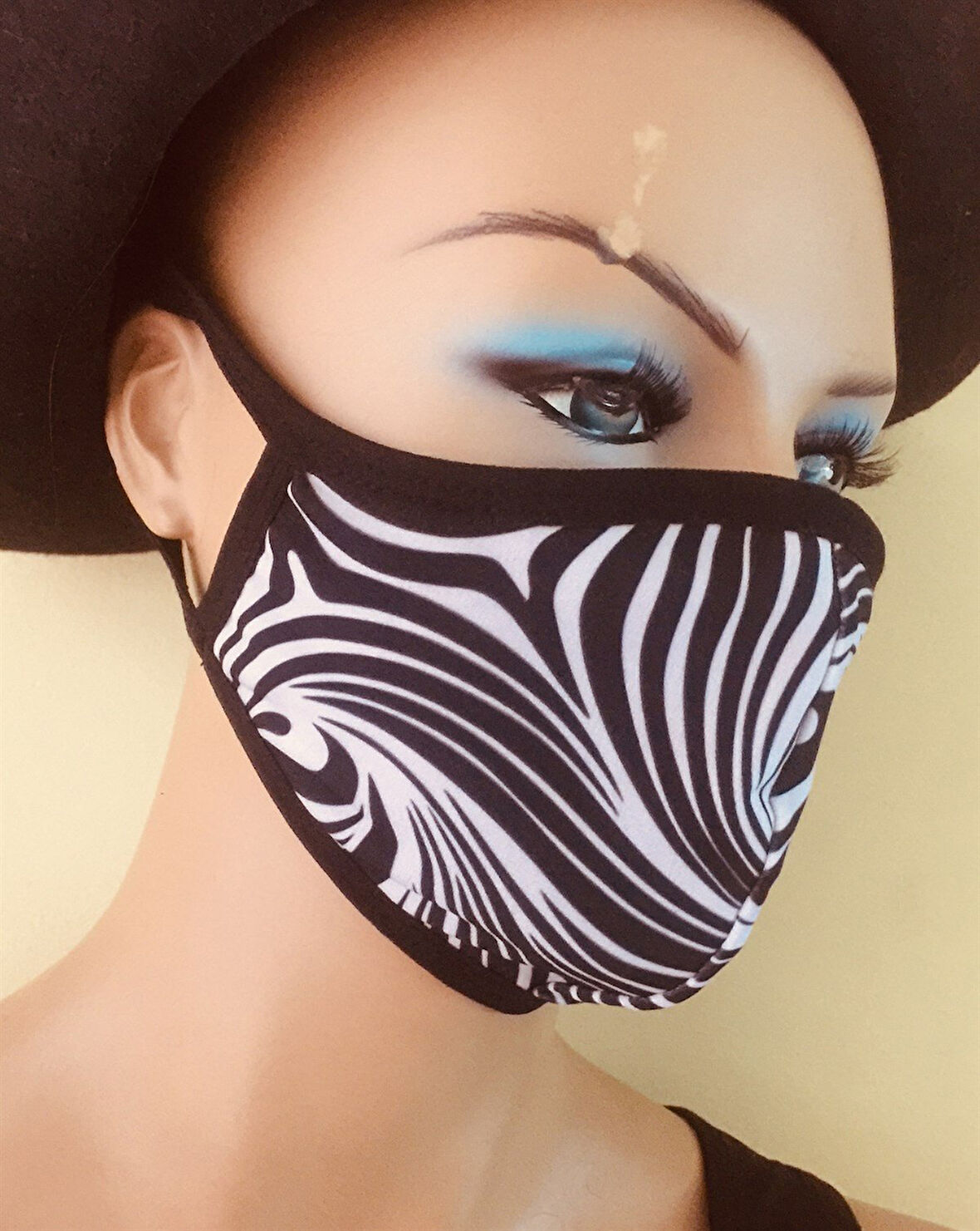 Zebra Desen Yıkanabilir Maske