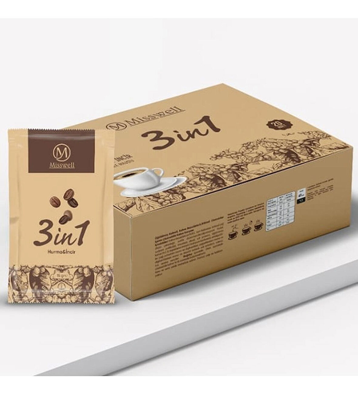 Misswell 3'ü 1 Arada Kahve