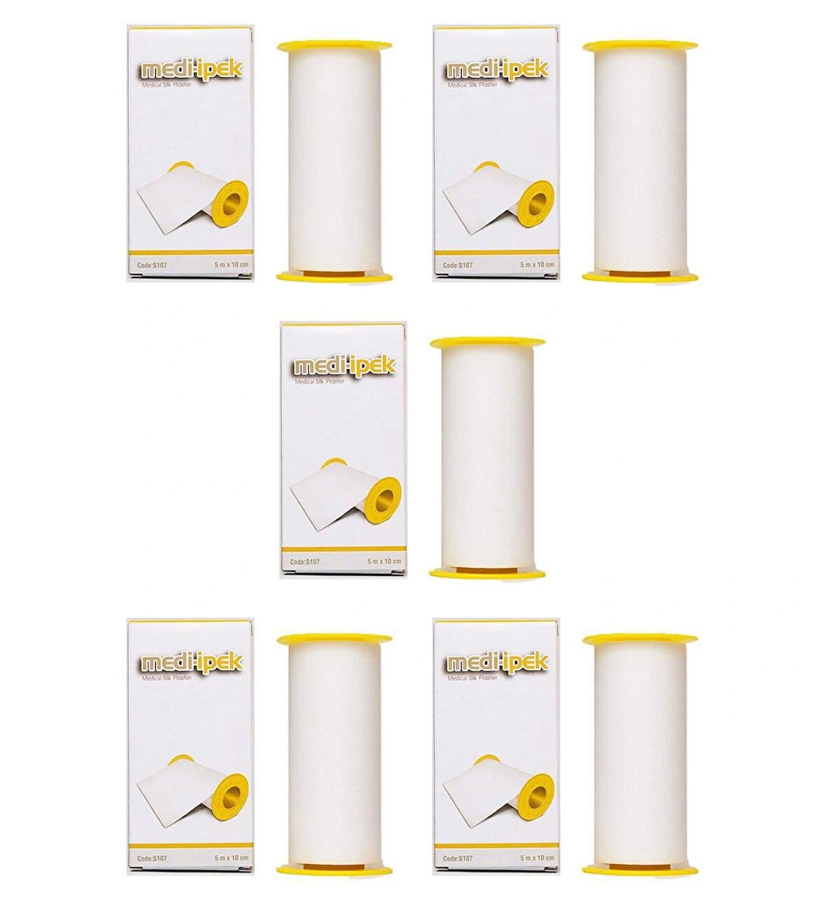 Medi İpek Tıbbi İpek Flaster 5 m x 10 cm 5 Adet