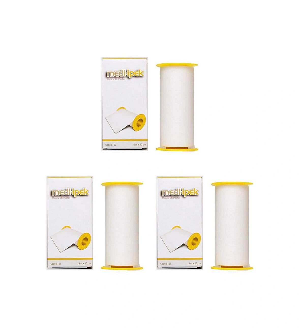 Medi İpek Tıbbi İpek Flaster 5 m x 10 cm 3 Adet