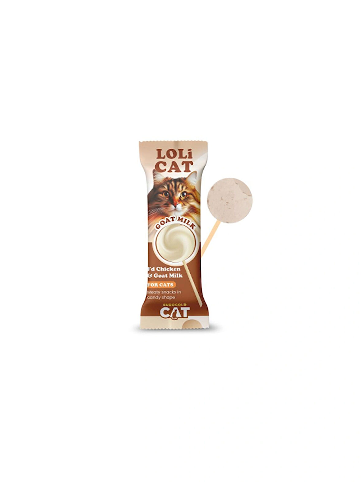 EuroGold Cat LoliCat FD Kedi Ödülü Keçi Sütlü 1,5 Gr (15 li)