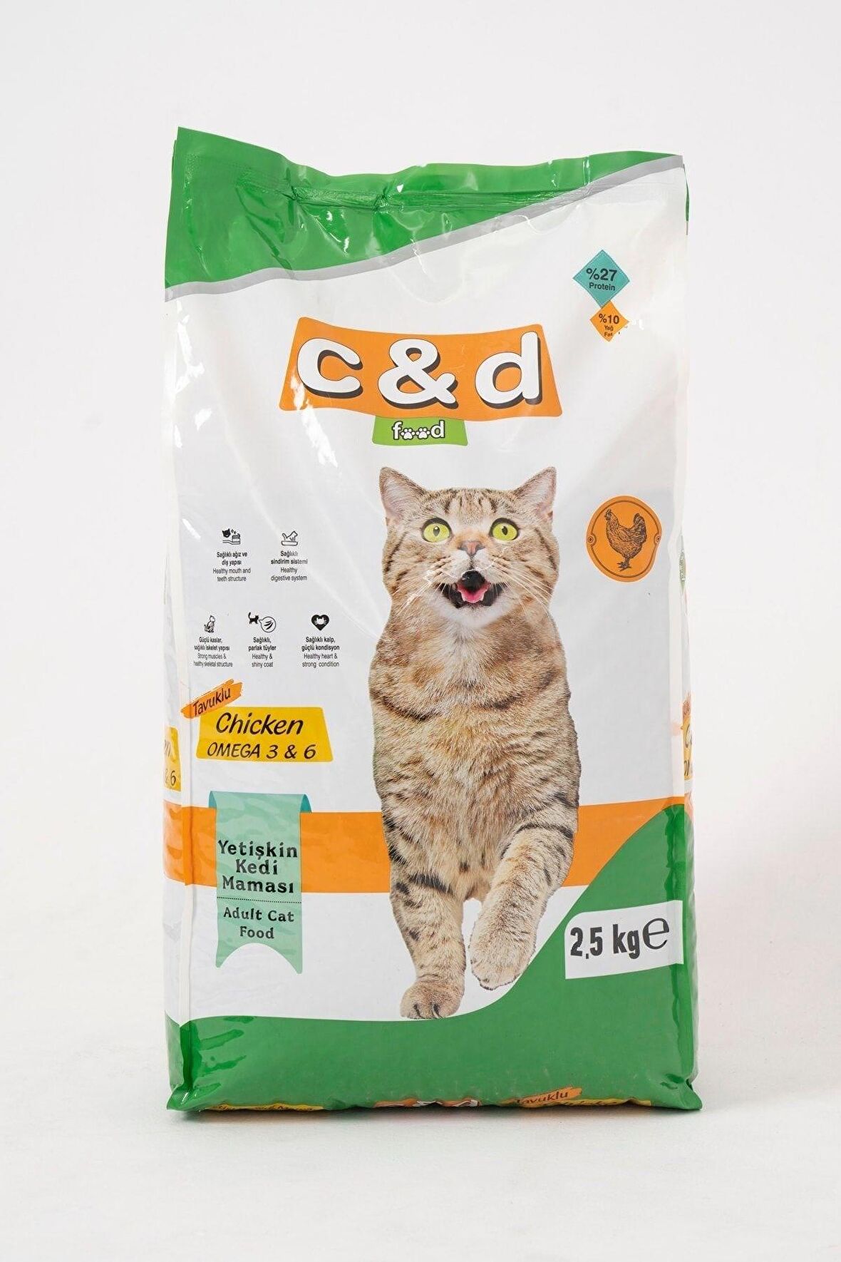 Hayal  Sepeti Yetişkin Kedi Maması 2,5KG Tavuklu YENİ ÜRÜN   PREMİUM OMEGA 3&6