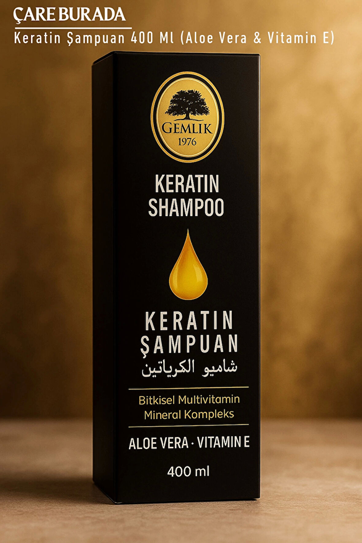 Gemilik - Aloe Vera & Vitamin E İlaveli Keratin Şampuan