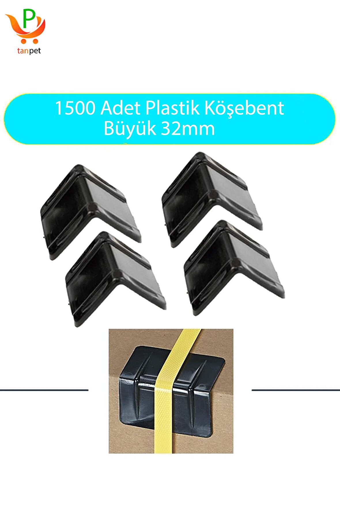 25-32Mm Plastik Çember Köşe Koruyucu 1500 Adet