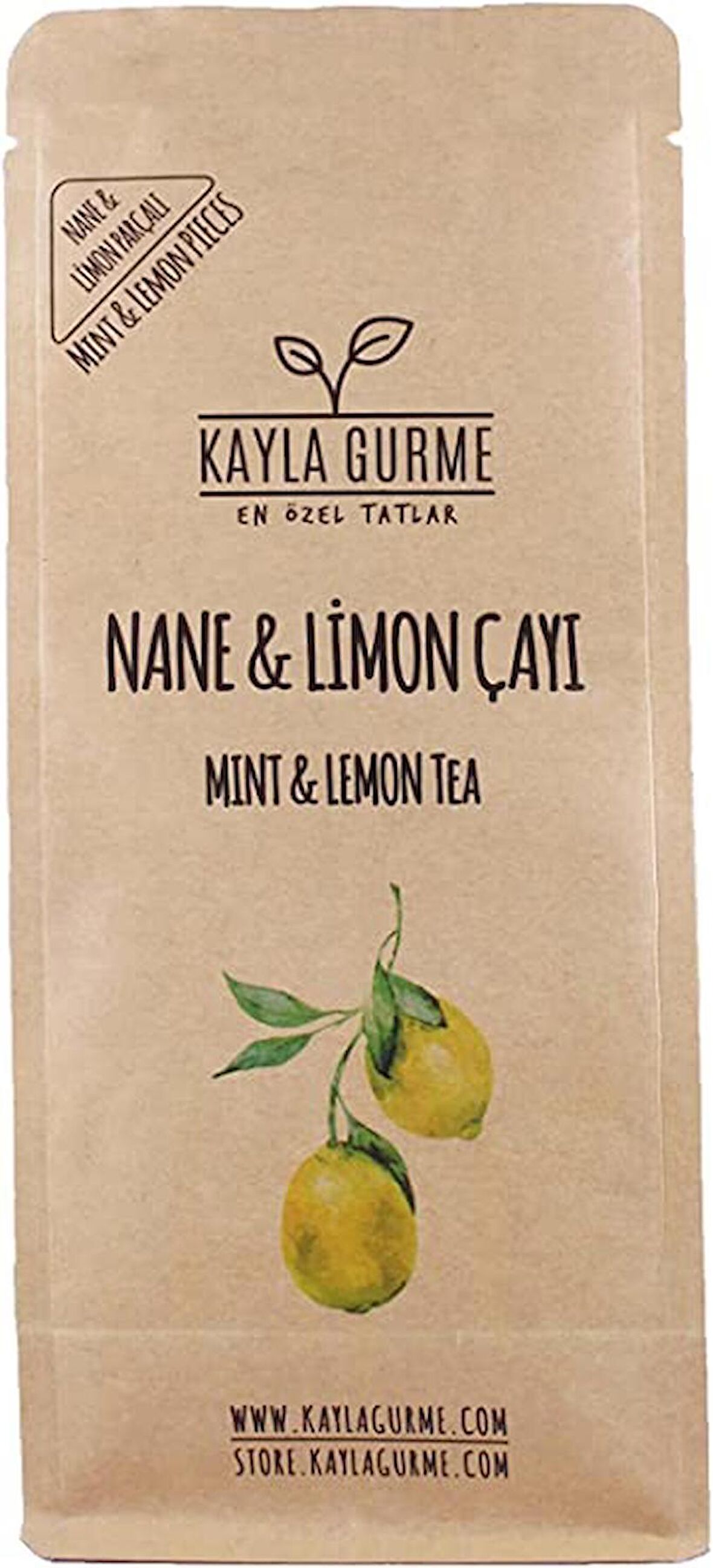 Kayla Gurme Nane Limon Çayı - Nane Limon Taneli 1 Kg