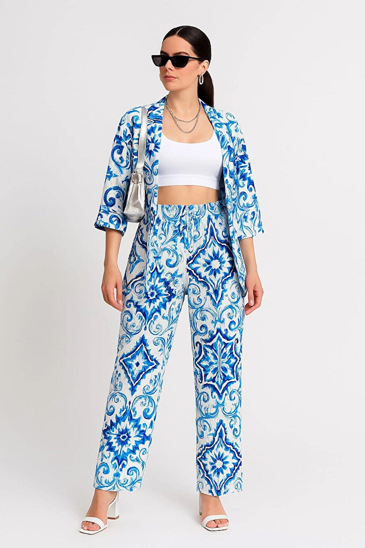 Kadın Kimono Alt Üst Takım
