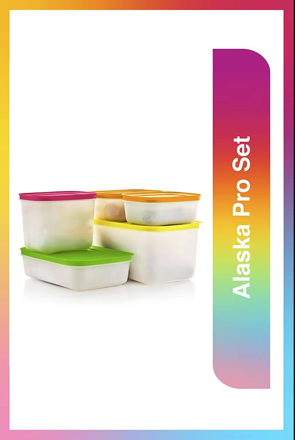 Tupperware Alaska Pro Set Kirmizi Etiket